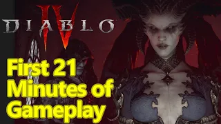 Diablo 4 beta gameplay - first 21 minutes (no commentary)