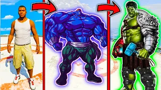 Franklin Upgraded God Hulk to Fight Blue Hulk Army in GTA V (Hindi) | GTA5 AVENGERS | A.K GAME WORLD