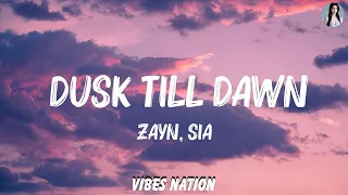ZAYN, Sia - Dusk Till Dawn (Lyrics) | The Chainsmokers, Lukas Graham,...  | Playlist Lyrics 2023