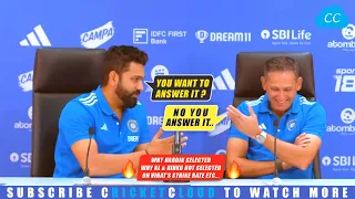 Rohit Sharma & Ajit Agarkar Answering Tough Questions on T20 World Cup 2024 !!