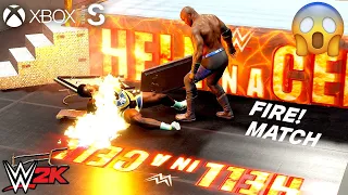 WWE 2K - Bobby Lashley vs Big E - Fire Match WWE Champion | Xbox [4k60]