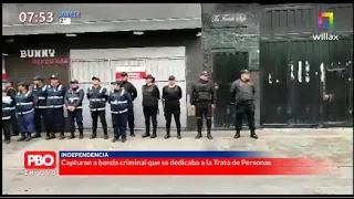 DIVINROB CAPTURAN A BANDA CRIMINAL QUE SE DEDICABA A LA TRATA DE PERSONAS