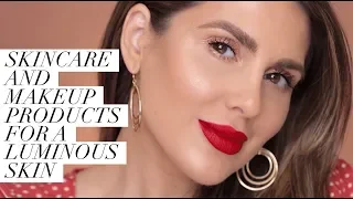 SKINCARE AND MAKEUP PRODUCTS FOR GLOWY LOOKING SKIN | ALI ANDREEA