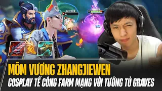 MÕM VƯƠNG ZHANGJIEWEN COSPLAY TẾ CÔNG  CÙNG MÀN FARM 20 MẠNG VỚI TƯỚNG TỦ GRAVES TẠI RANK CAO THỦ