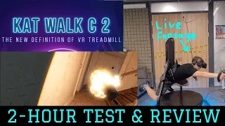 KAT walk C 2+ VR treadmill: walk, run, crouch, fly! | first 2 hours of use | BEFORE YOU BUY REVIEW