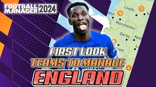 FM24 First Look At Teams To Manage in England - Football Manager 2024