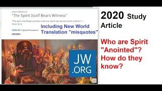 January 2020 Watchtower Study Analysis