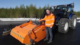 KAUHAHARJAN KÄYTTÖ TRAKTORILLA - Valtra G135V ja FMG KH160 tosihommissa