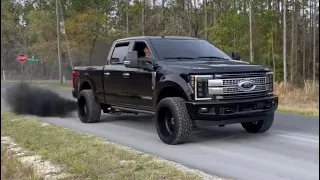 TRIPLE TURBO Powerstroke Hits The DRAG STRIP!!