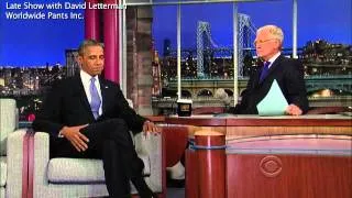 Obama on seeing a naked David Letterman