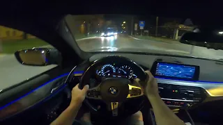 2019 BMW 540i xDrive (340HP) CITY NIGHT DRIVE | POV by M&M Classics