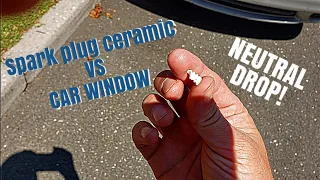 Fun Fact! Spark Plug Ceramic vs. Glass. Neutral Drop #Shorts