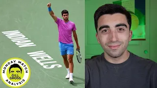 Alcaraz Beats Sinner & Medvedev to Win Indian Wells | Monday Match Analysis