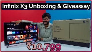 Infinix X3 (2022 Model) 32 Inch LED TV ⚡ Unboxing & Giveaway⚡SHAAN-दार  TV 📺⚡