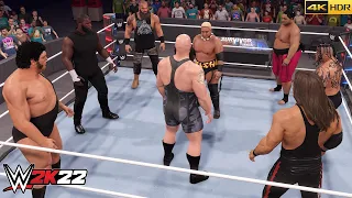 I Put All Giants in Battle Royale Match - WWE 2K22 PS5 [4K HDR]