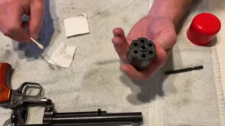 cleaning .22 Heritage revolver