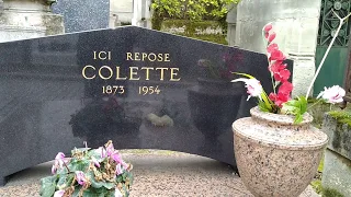 Tombe de COLETTE au Père Lachaise.Paris.