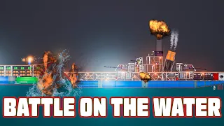 War Thunder BATTLE ON THE WATER  in People Playground
