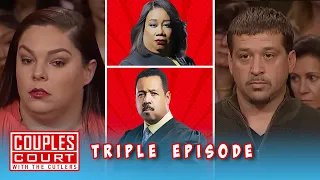 She Caught Him Cheating With Her Friend (Triple Episode) | Couples Court