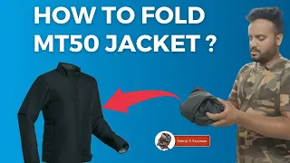 How to fold decathlon MT50 winter Jacket ? #trekkingjacket