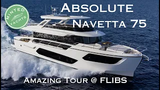 Luxury on Water: Absolute Navetta 75 Tour | Ultimate Italian Design - Best Yacht in the World?