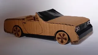 How to make a cardboard car//convertible@Karclash#trending  #cardboardcraft#diy