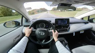 2022 Toyota Corolla LE | POV Walkaround and Test Drive