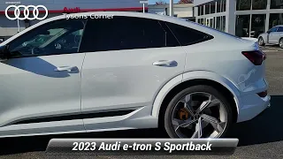 New 2023 Audi e-tron S Sportback Prestige, Vienna, VA 23A0210