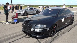 1180HP Audi RS6 Sedan HPT vs Porsche 991 GT2 RS