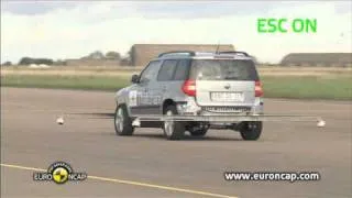 Euro NCAP | Skoda Yeti | 2010 | ESC test