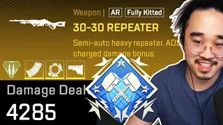 *NEW GUN* 3030 Repeater Makes Getting the 4k Damage Badge SO EASY!! (Apex Legends - Season 8)