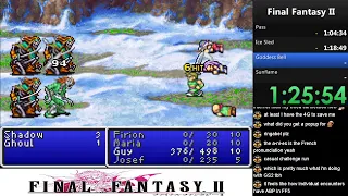 Final Fantasy II (GBA) No-magic% speedrun