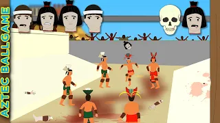 The Aztec Ballgame where the Losers were Sacrificed