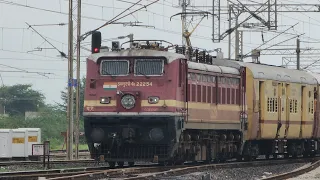 7 Hours Delayed 19310 - Indore - Gandhinagar Capital Shanti Express Arrived Dahod Station.