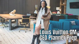 CEO PLANNER PREP: LOUIS VUITTON GM AGENDA (LV PLANNER) W/DOCTOR TK