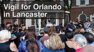 Vigil for Orlando mass shooting in Lancaster