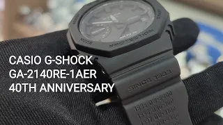 UNBOXING CASIO G-SHOCK GA-2140RE-1AER LIMITED EDITION 40th anniversary