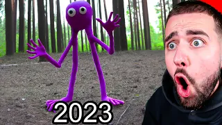 RAINBOW FRIENDS VIOLET EN 2023 ! ÉVOLUTION RAINBOW FRIENDS VIOLET ! 😨 Je suis choqué…