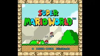 [Longplay] SNES - Super Mario World | All levels, Exits and Secrets