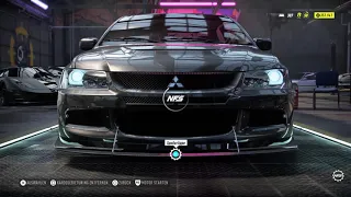 Nfs Heat|Mitsubishi lancer evo IX tuning and build