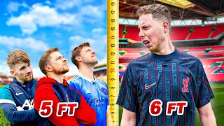 5 FOOT vs 6 FOOT Football Challenges