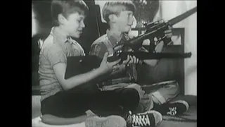 Retro Sound O Power Toy Guns by Marx 50s Toy Commercial M 16 Military and Western Rifle