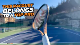 We tested the racquet of a top pro player