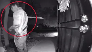 TOP 10 DISTURBING MOMENTS CAUGHT ON DOORBELL CAMERA! (PART 2)