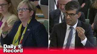 Rishi Sunak and Joanna Cherry in heated debate over Afghans being sent to Rwanda