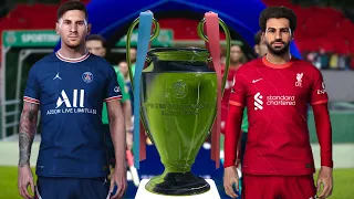 LIVERPOOL VS PSG - Final Uefa Champions League | Messi M.Salah | Gmaplay PC PES-2021 Soccer 312