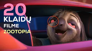 Kinofeilai: 20 klaidų filme ZOOTROPOLIS