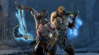 God of War - Aesir Gods: Unarmoured Kratos Lv.1 Gameplay - GMGOW | PS5