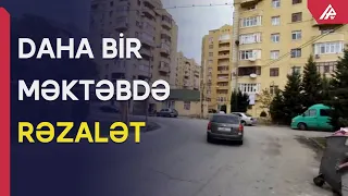 Daha bir məktəbdə RƏZALƏT: azyaşlıları ayaqyoluna salıb... - APA TV