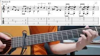 All Of Me (Gerald Marks & Seymour Simons) - Easy Fingerstyle Guitar Playthough Tutorial With Tabs